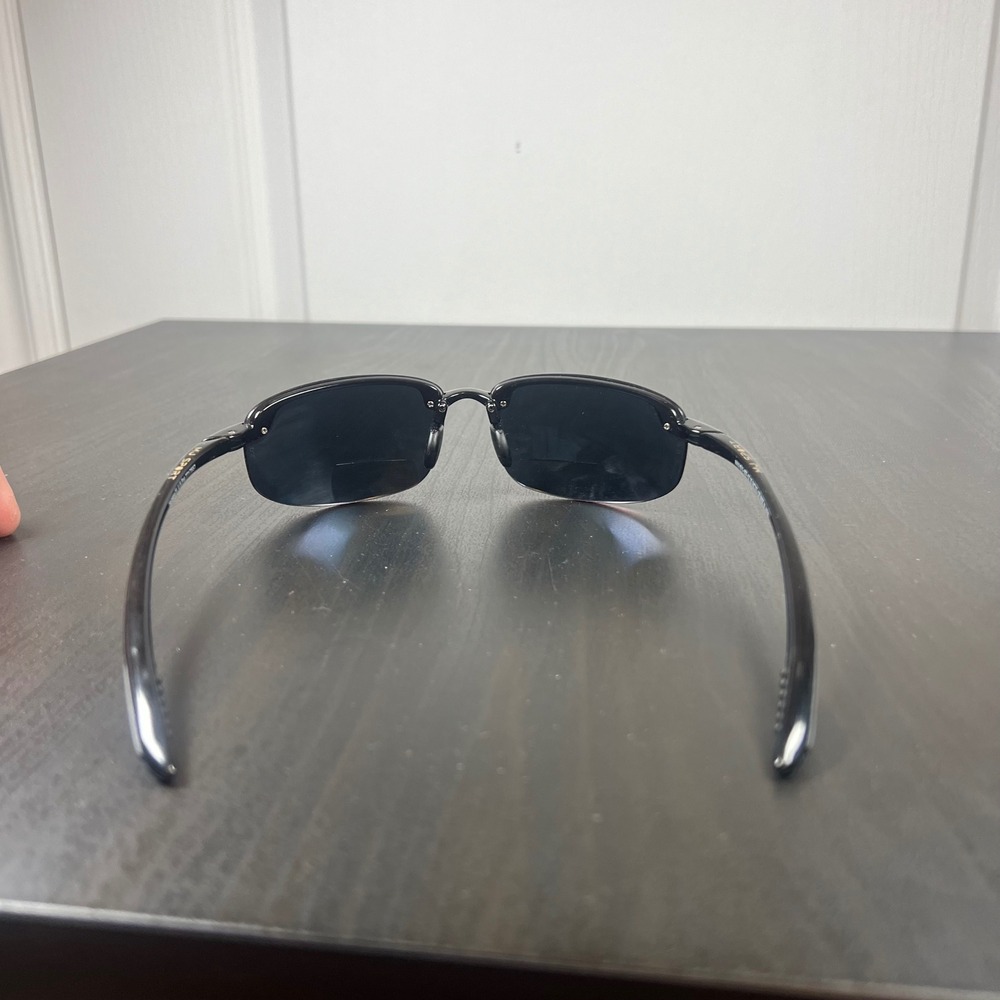 Maui Jim MJ Sport Ho'okipa Beach Reader Sunglasses G-807-02 20 Black 64 17-130 - Picture 4 of 15